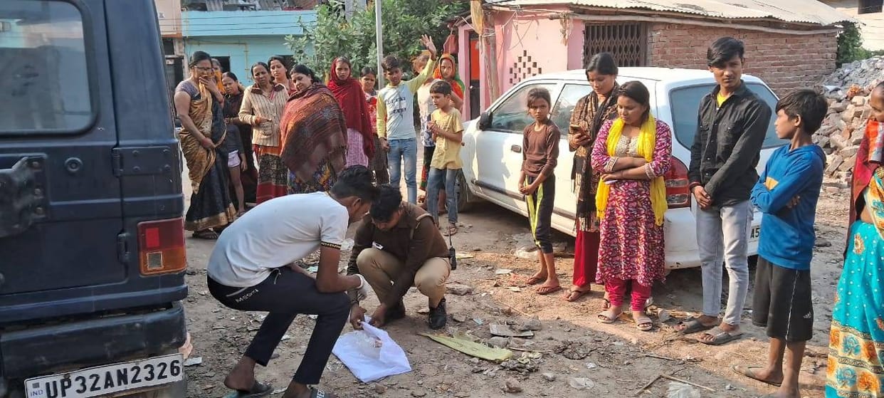 Fetus found in Paltan cantonment of Madiyav