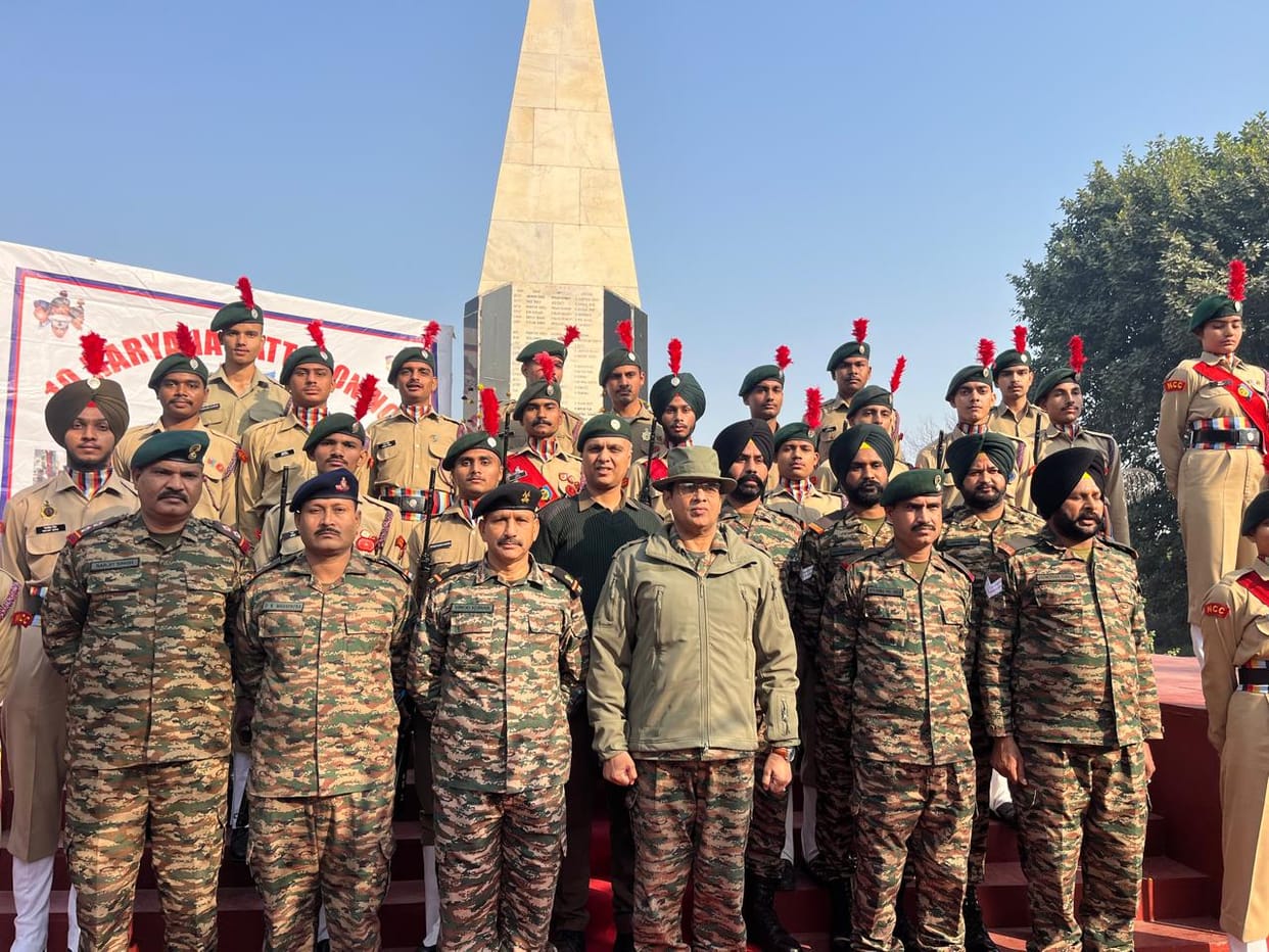 Haryana 10 Battalion NCC paid tribute to the martyrs, inspired the cadets