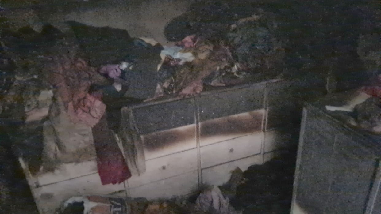 Tailor's shop burnt to ashes in Nerchowk market