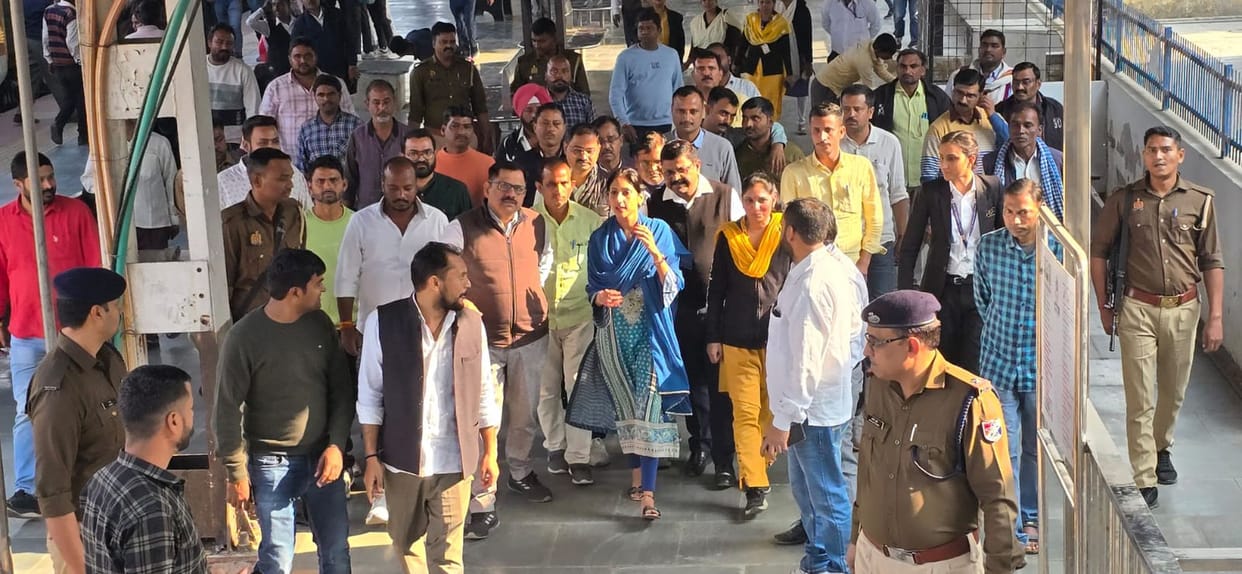 Passenger facilities will be increased at the railway station