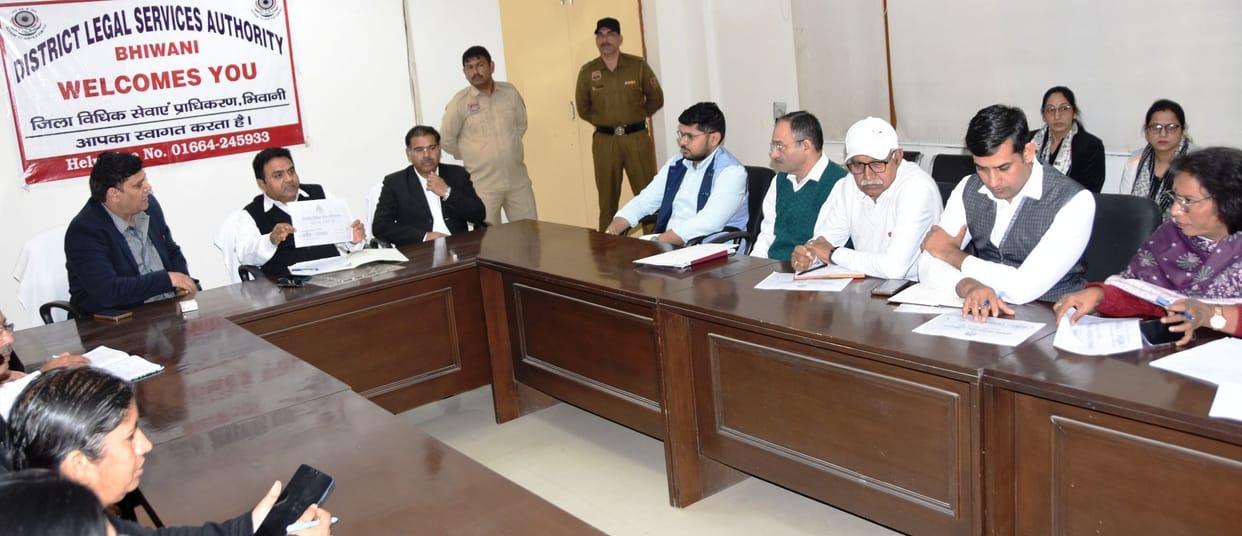 Review meeting held for NALSA helpline number 15100