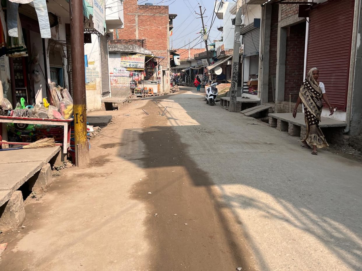 The responsible people woke up from their sleep and are getting the dug up roads repaired