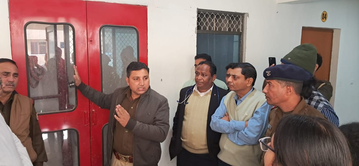 Fire safety training provided to health workers