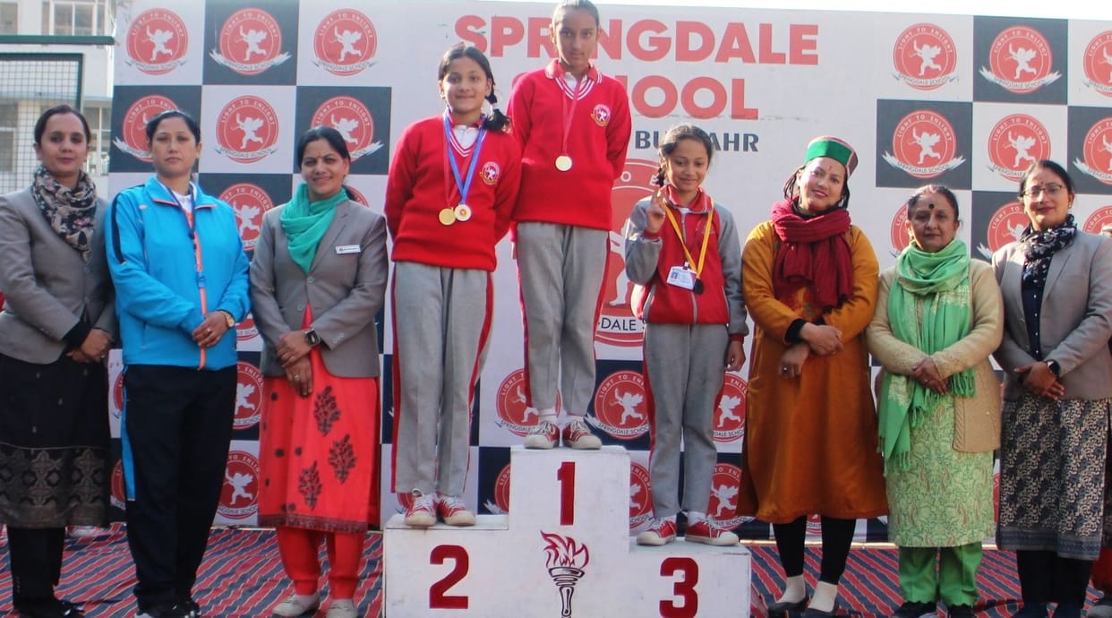 Athletic meet organized in Springdale School Khaneri