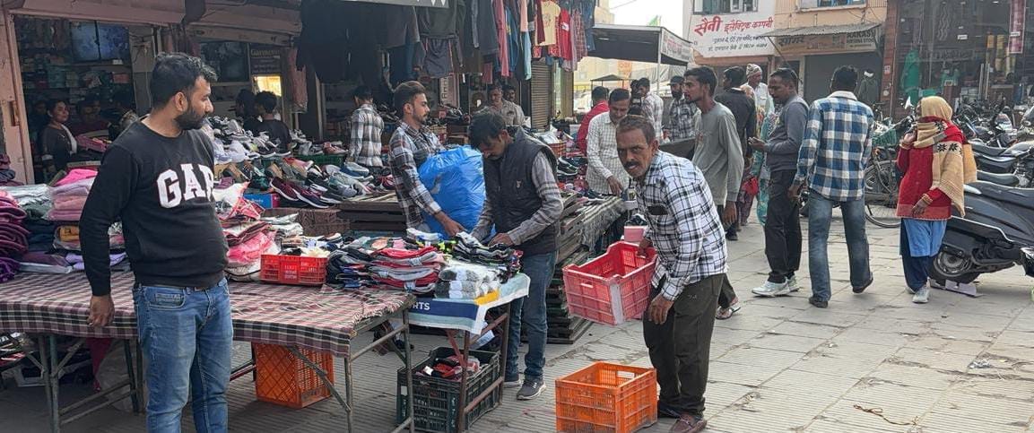 Municipal Council removed encroachment from Hans Market and Main Market