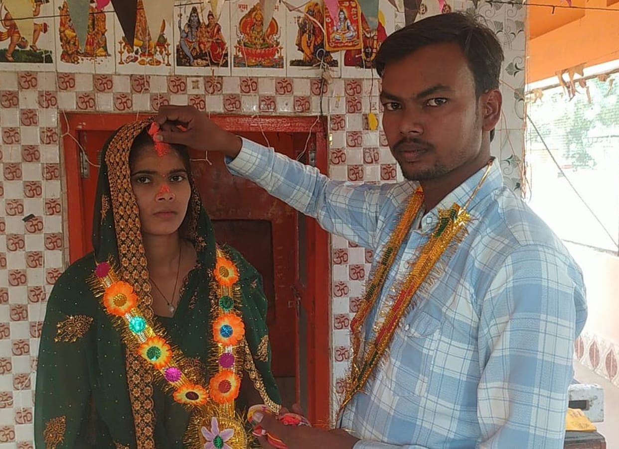 got married in the temple