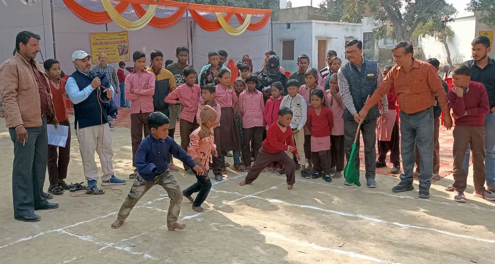 Divyang Karan came first in 100 meter race