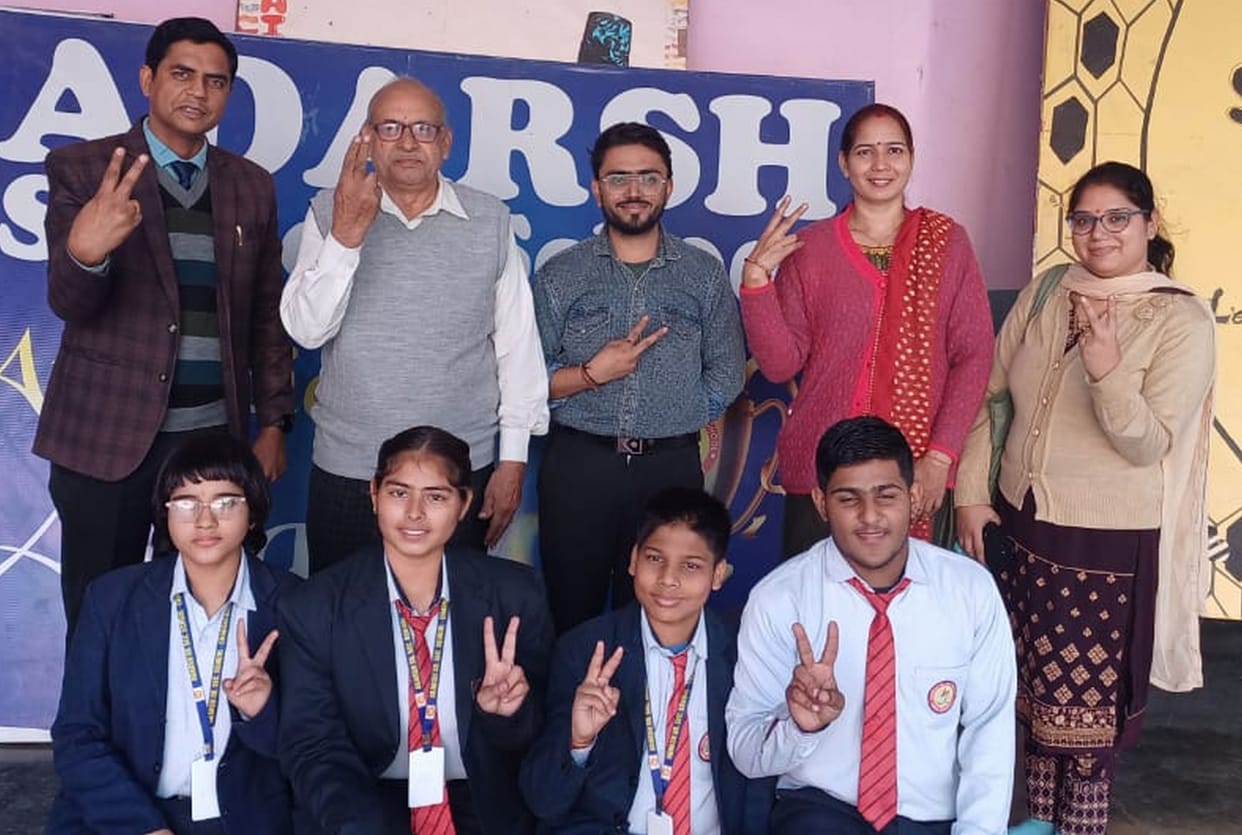 Prashant's model came first in resource management and Gayatri's model came first in waste management
