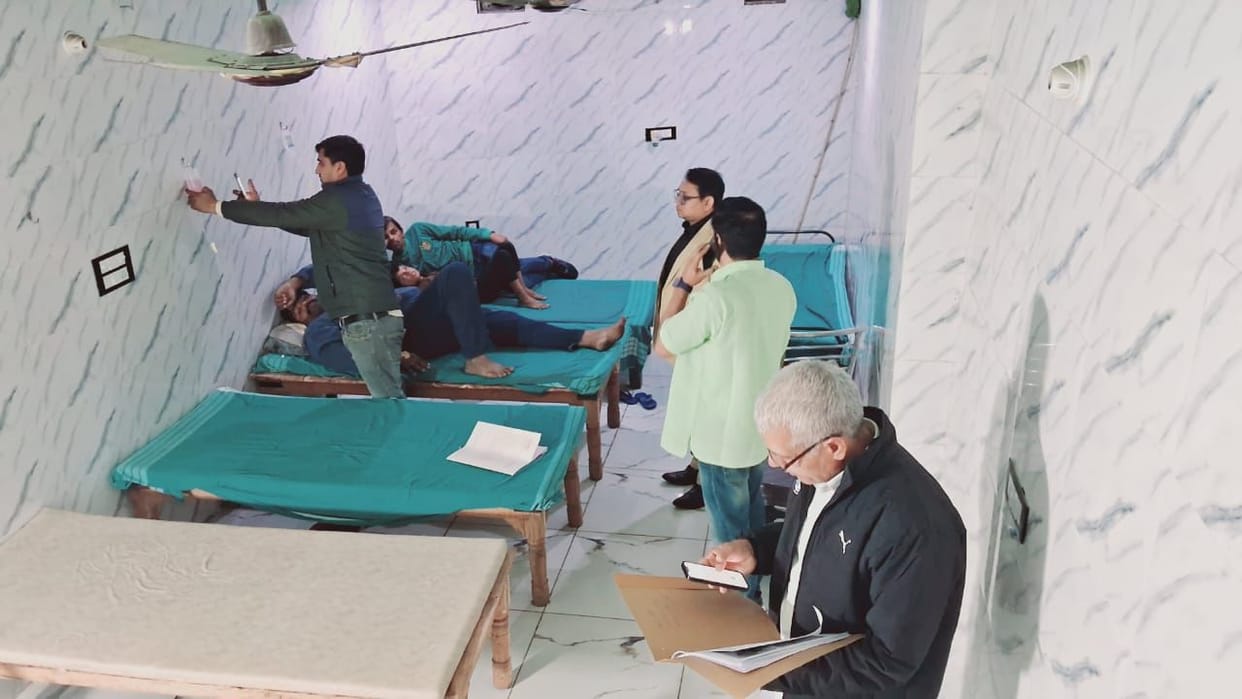 CM flying raided medical hall and clinic
