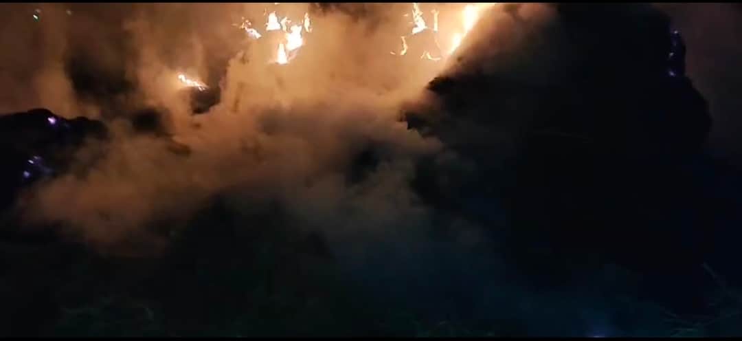 Sidhi News Fire wreaked havoc on the five months of hard work of farmers paddy crop burnt