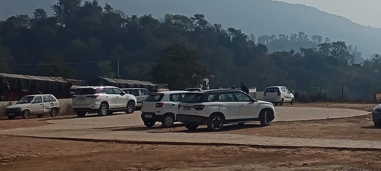 Ghumarwin's Tikri helipad becomes parking place for private vehicles