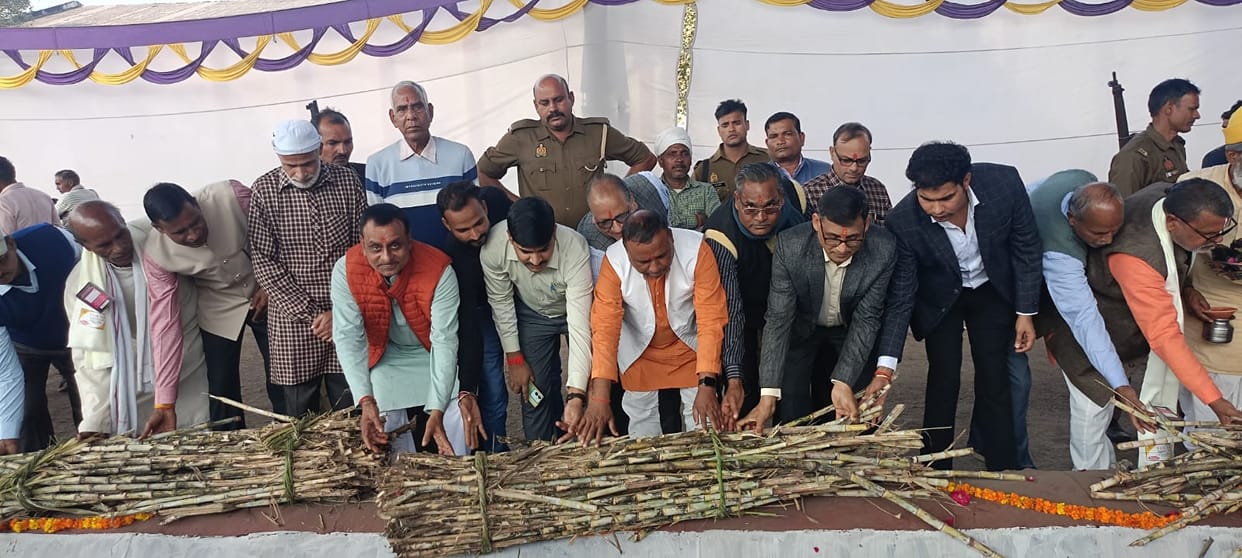 The new crushing season of the sugar mill was inaugurated with due ceremony
