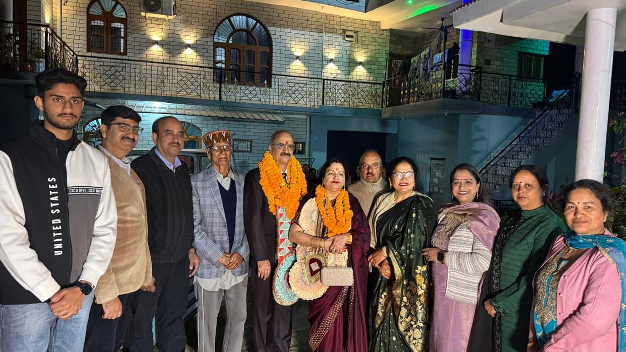Dr. Rajesh Sood retired from Ayurvedic College