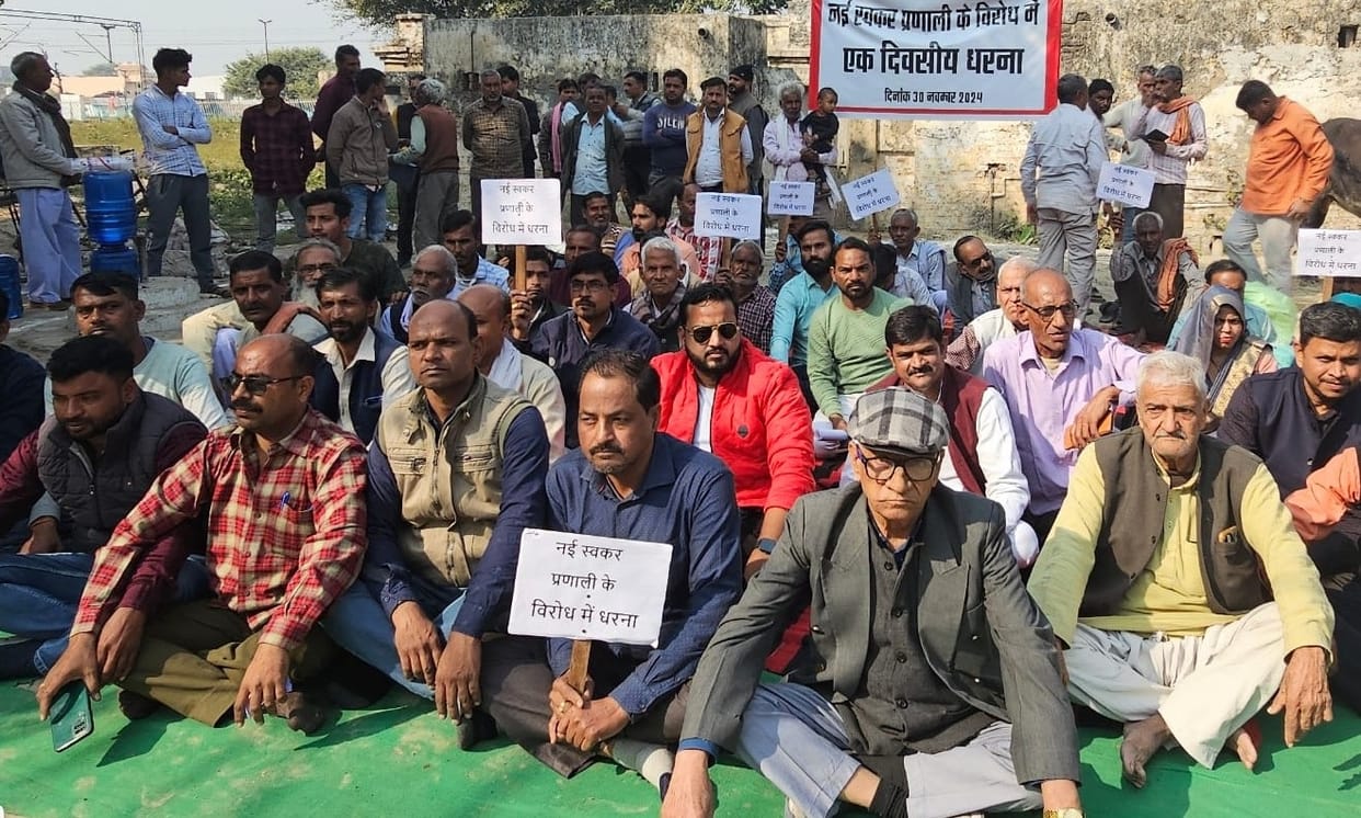 Councilors staged a protest against the new tax system