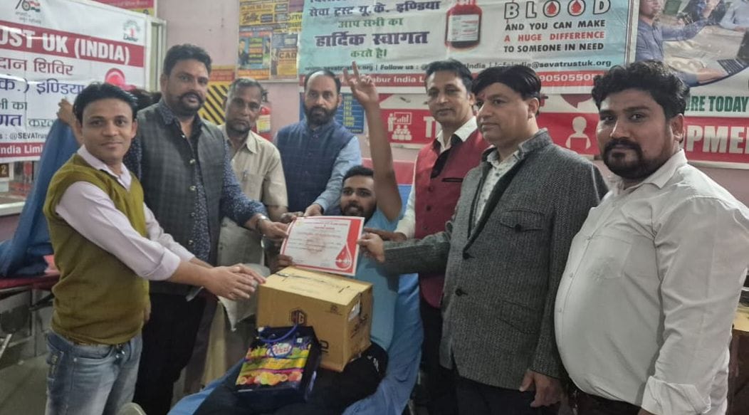 51 people donated blood for cancer and accident victims