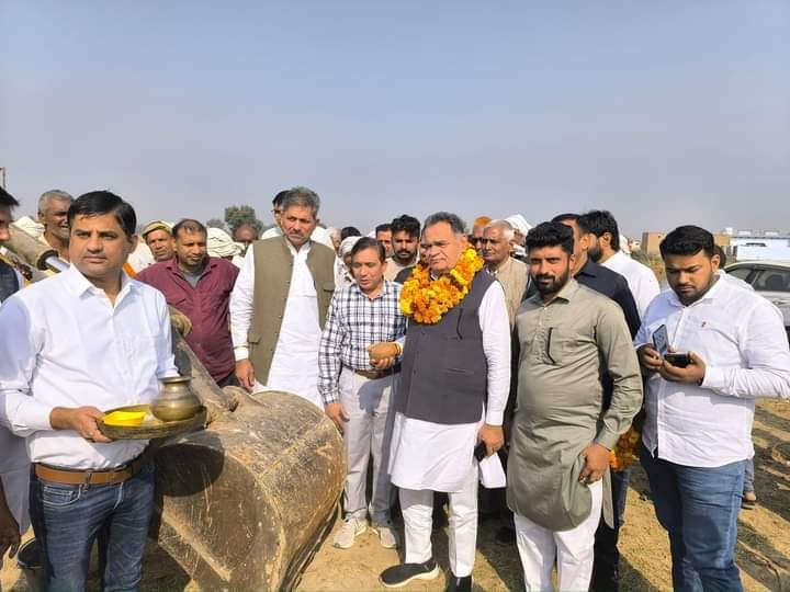 New water house will be built in Dhani Bukhari village at a cost of Rs 2 crore 87 lakh.
