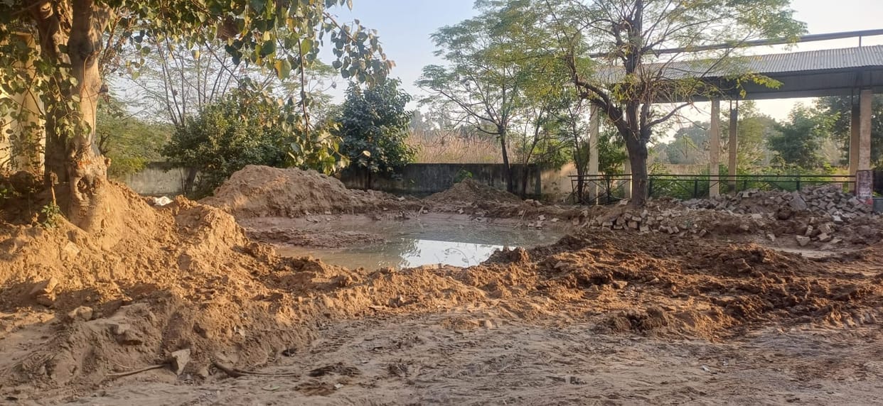 Tubewell bore is working, clean water will be available soon