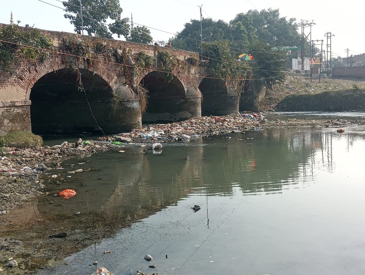 River water is getting contaminated by drain water, air is getting poisonous due to burning garbage