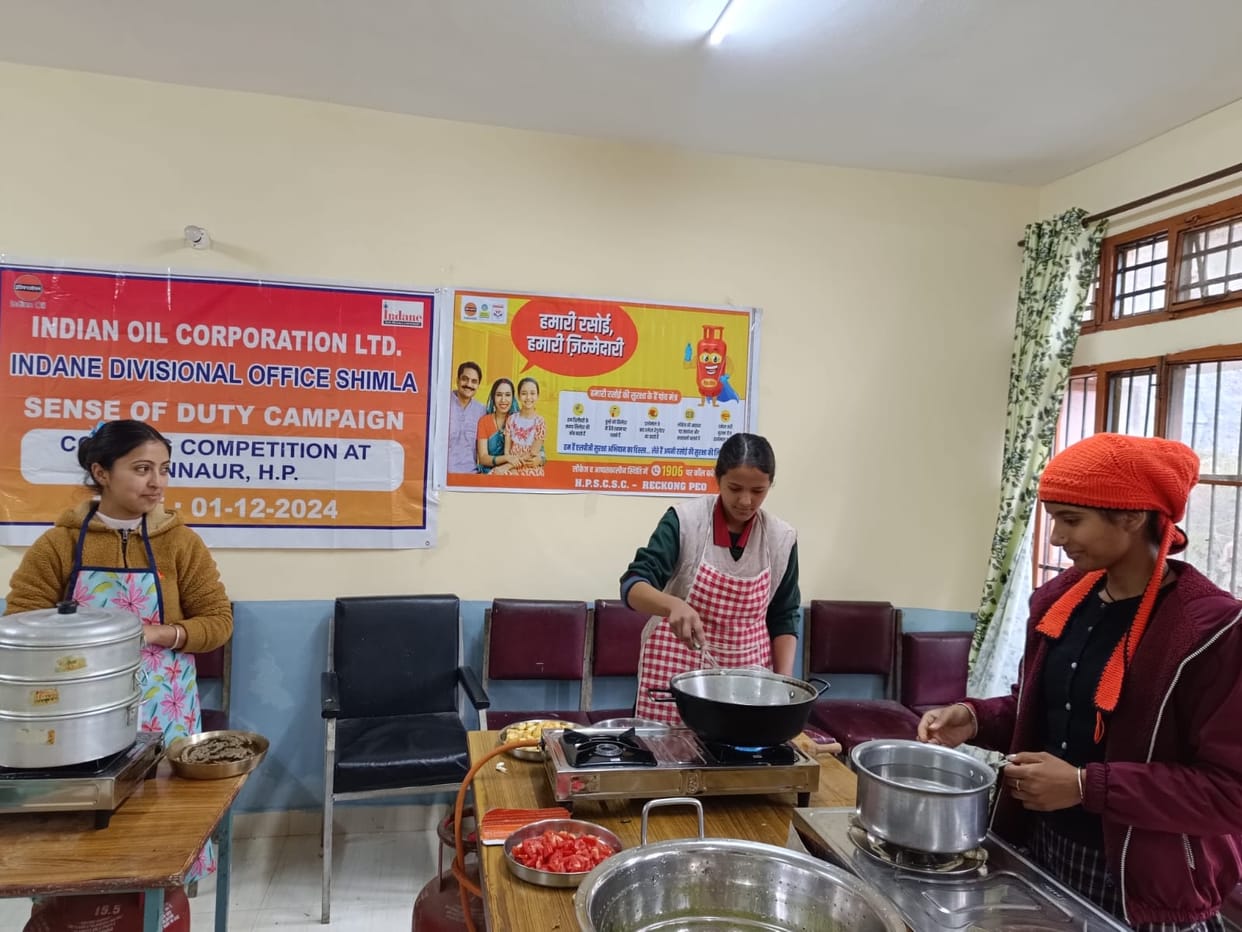 Cooking Competition at Reckong Peo College