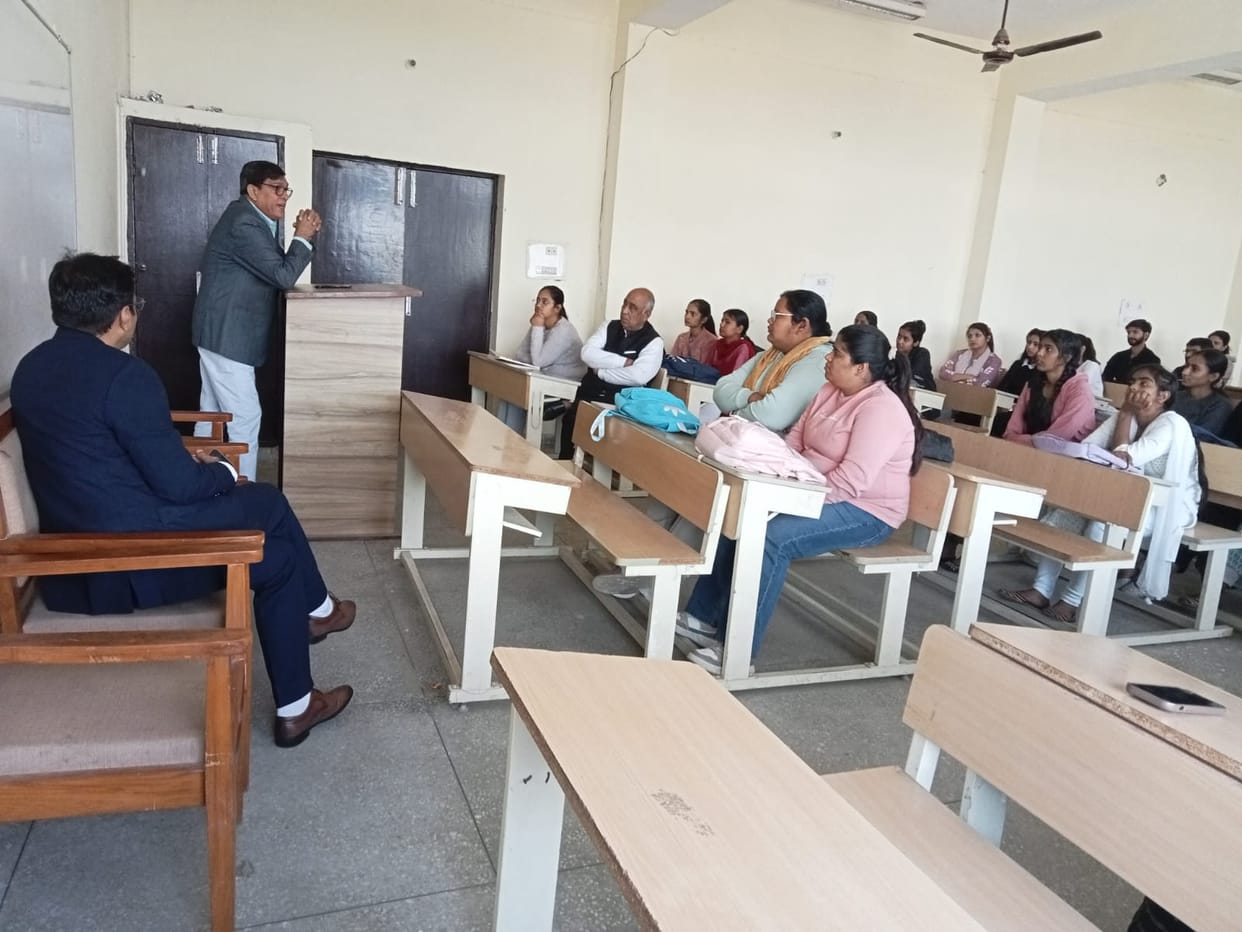 Gave information to students about the changing paradigm in the developing economy