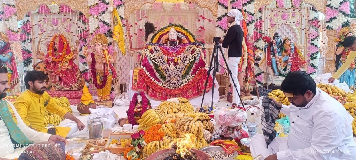Annual festival celebrated in Khatu Shyam Mandir Nakloi Dham