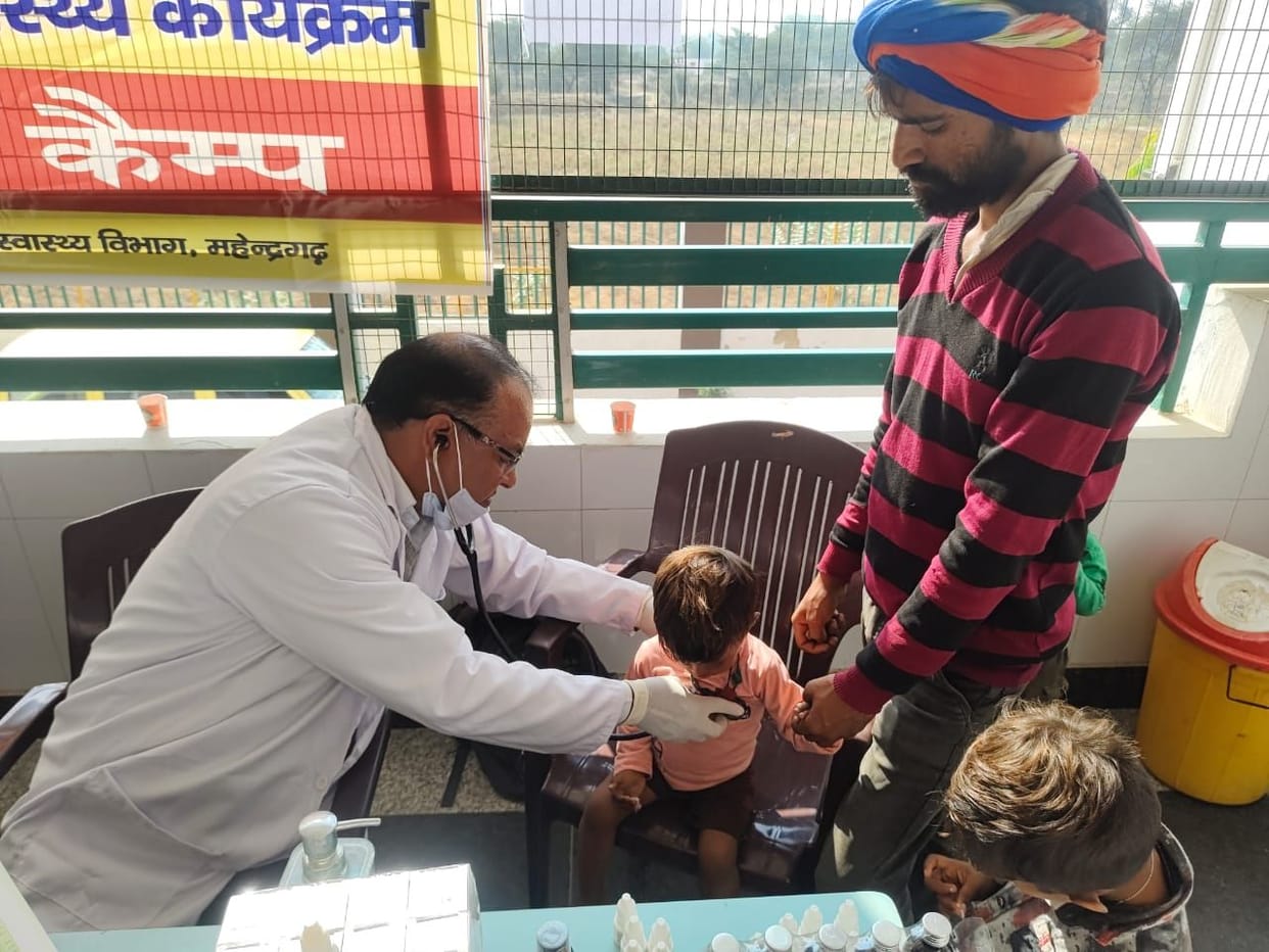 Aadhaar cards made for children in the camp