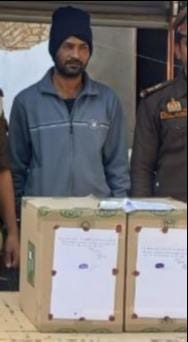 The accused of robbery was taken on remand and two boxes of medicines were recovered