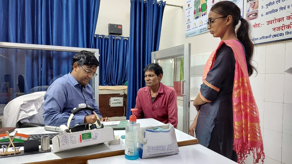 Patients suffering from throat infection and viral fever are increasing, OPD crosses 150.