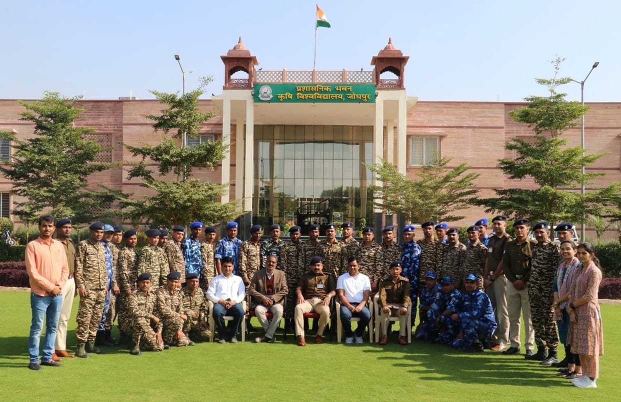 Jodhpur Youth from across country gathered for training at Agricultural University