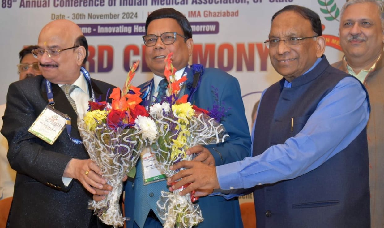 Expressed joy on Dr. PK Aggarwal becoming UP IMA President