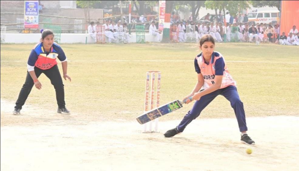Nursing women and college staff team in semi-finals