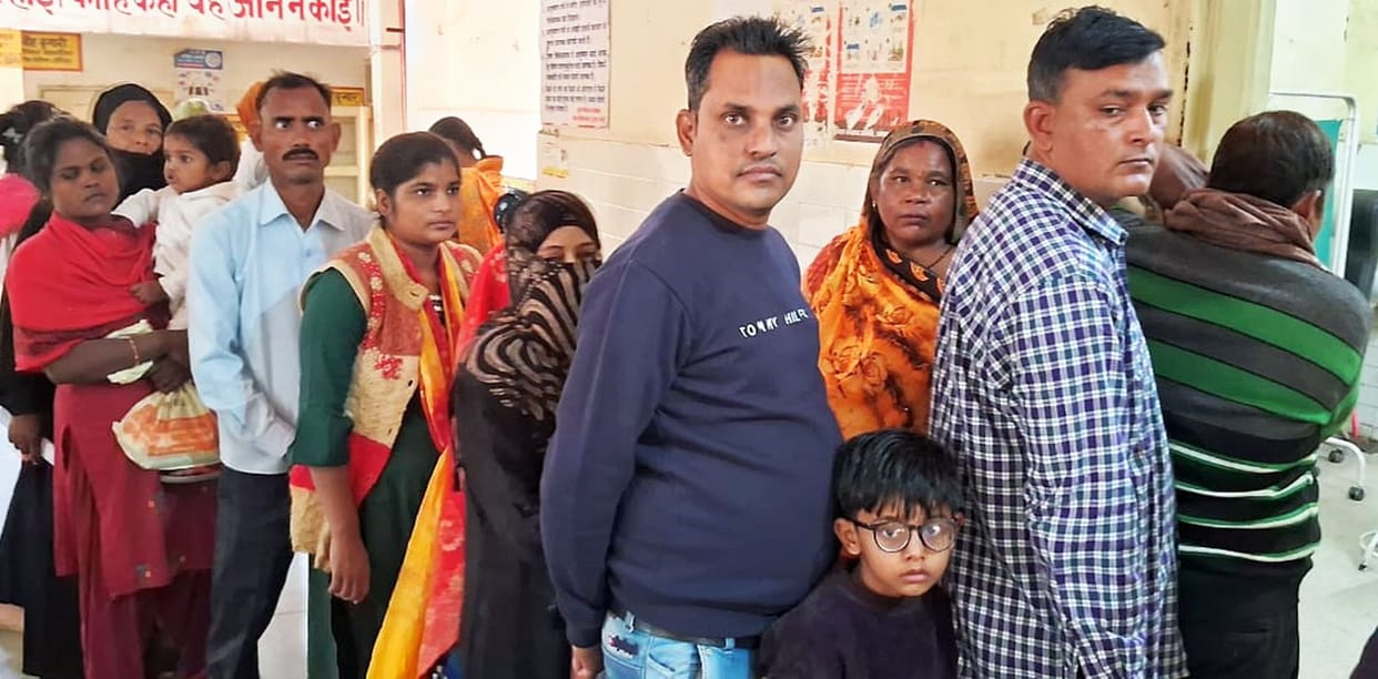 As the cold increases, the number of patients suffering from cold, cough and flu increases