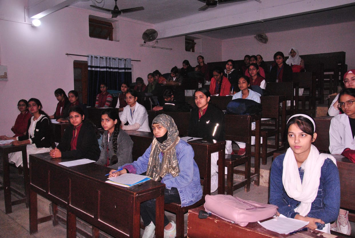 Students wrote their thoughts on environmental protection