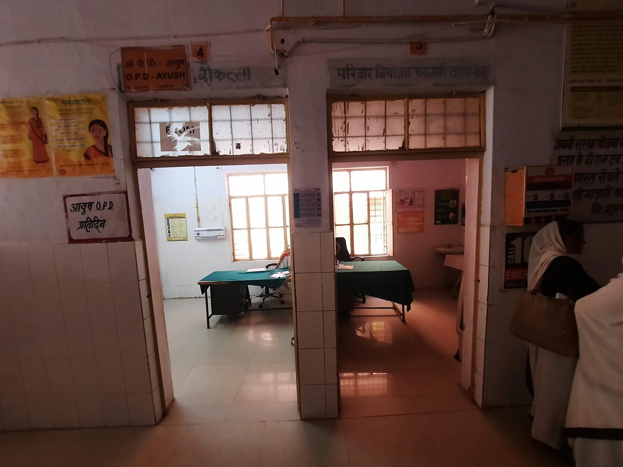 OPD rooms remained empty, pathology was dark