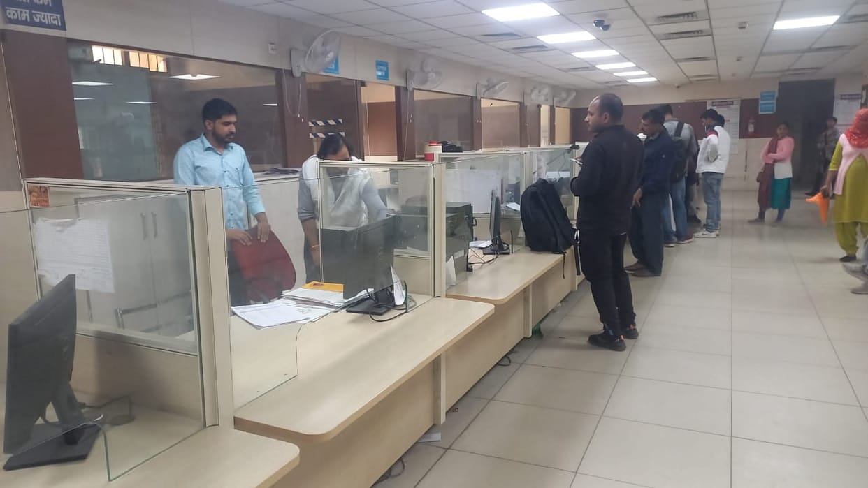 Registration not done due to increased collector rate not being uploaded on website