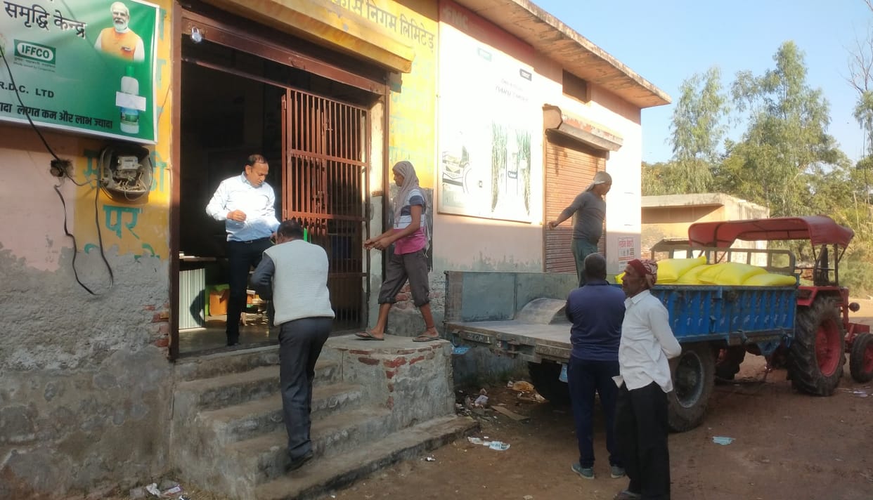 About 270 bags of urea were distributed out of 610