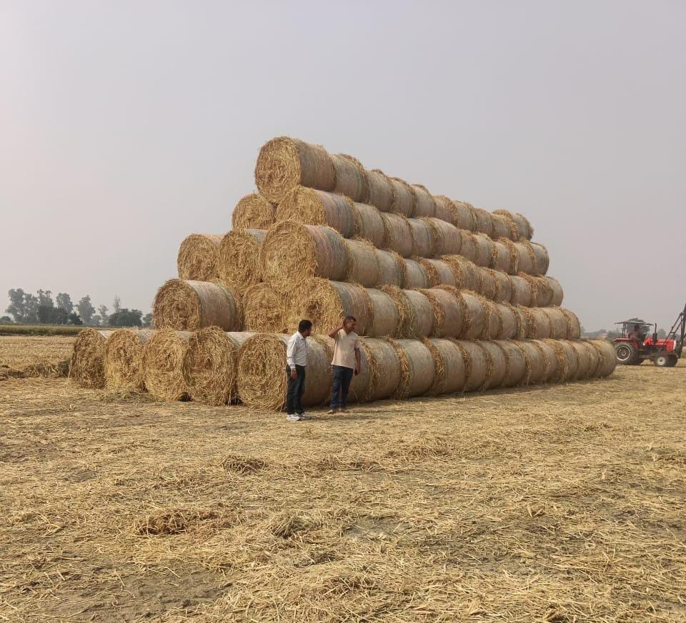 78% less crop residue burnt in the district compared to last time