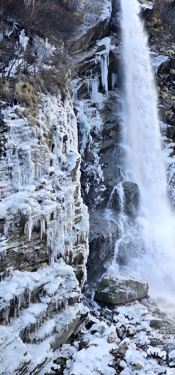 Water of Rishi Ganga deposited in Badrinath Dham