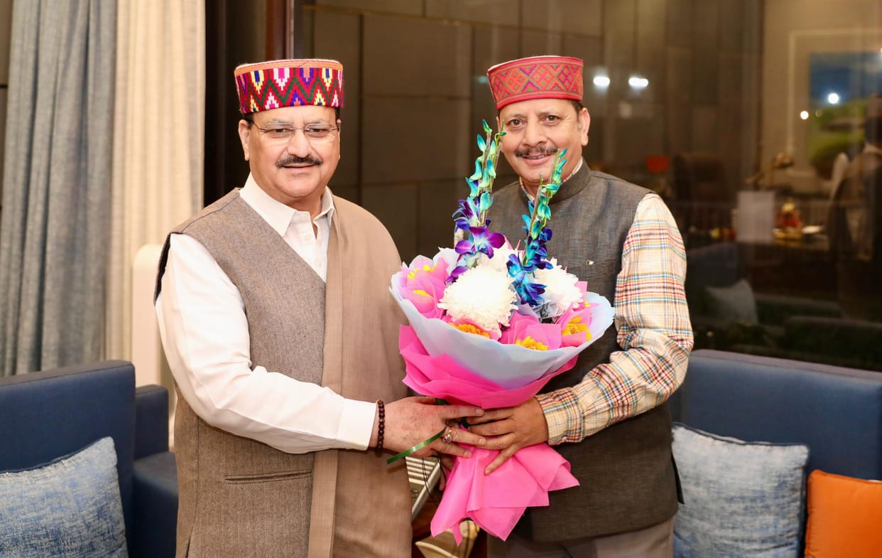 Dalhousie MLA met JP Nadda regarding demands