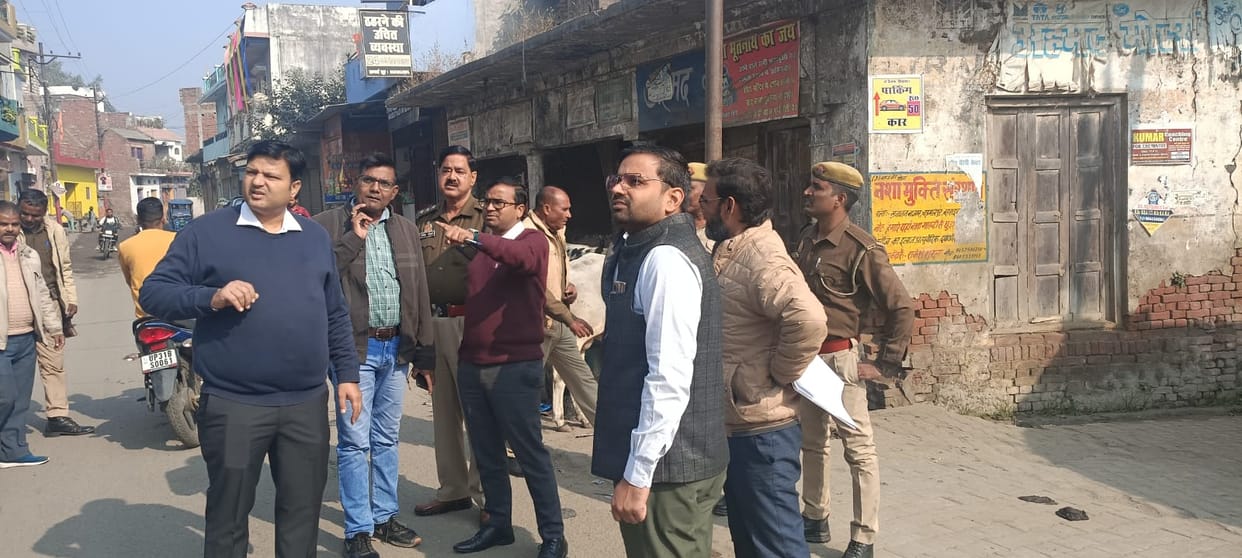 Demolition process started for construction of Shiv Mandir Corridor