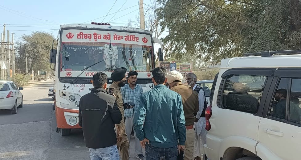 Private bus drivers were not following the route, challan issued to three