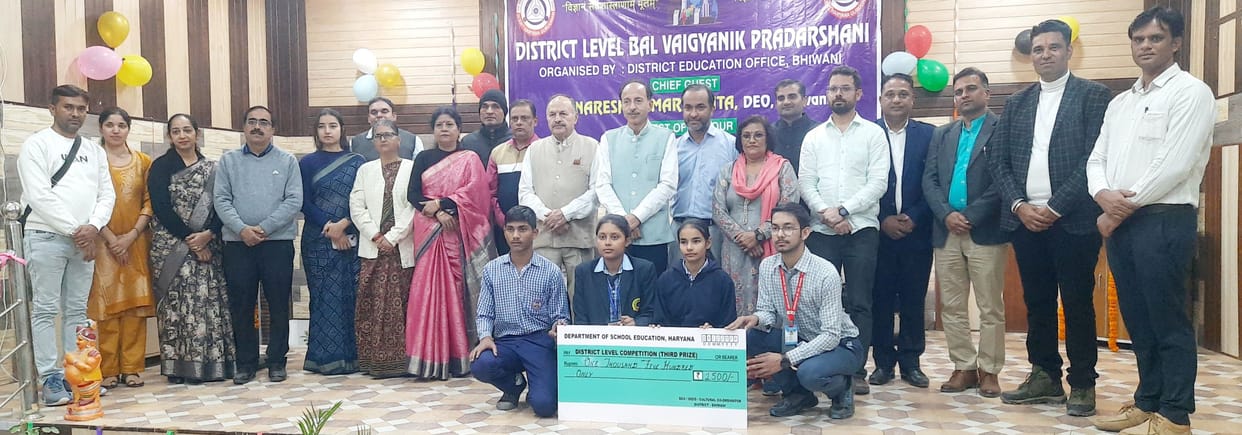 150 models displayed in district level children's scientific exhibition