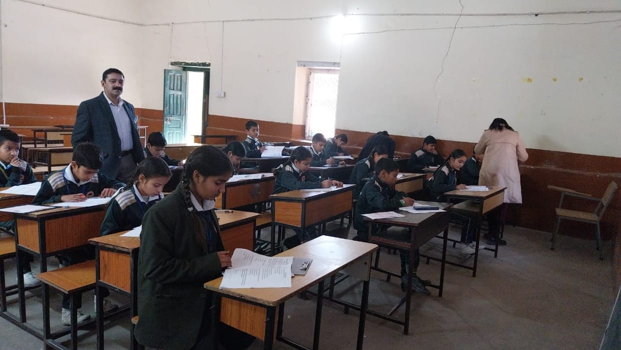 2250 students from 90 schools appeared for the exam in Kullu