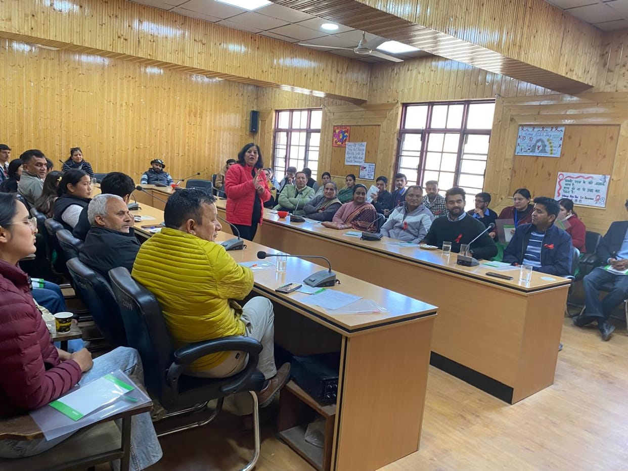 Training program on AIDS in Saraswati Nagar College