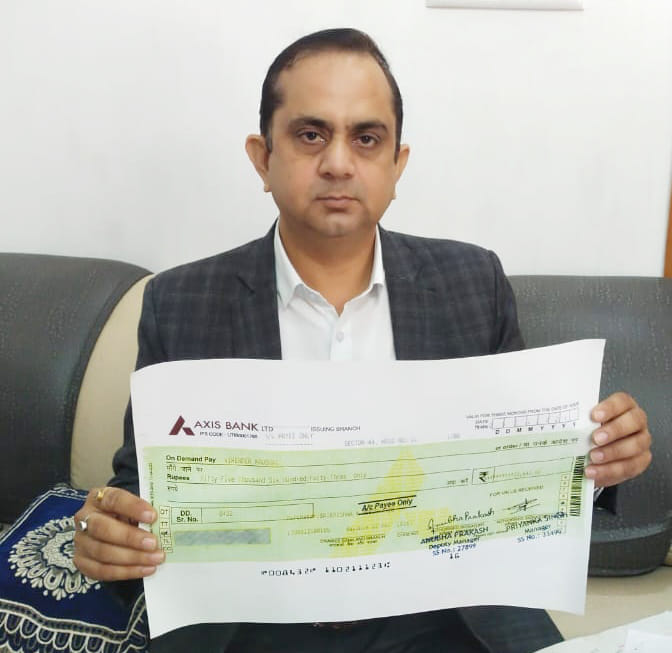Got justice after two and a half years, company returned the money with interest
