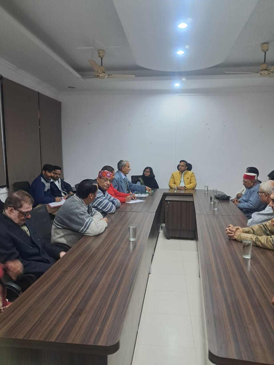 Senior citizens raised issues of garbage, street lights and walkways