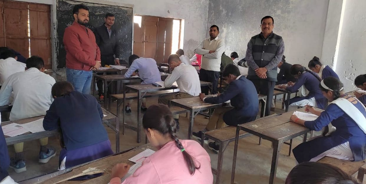 The test was conducted at 115 centres
