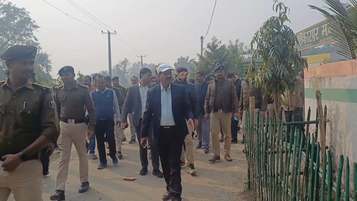 Bihar News: CM Samvad Yatra in Bettiah DM inspected the site today in hindi