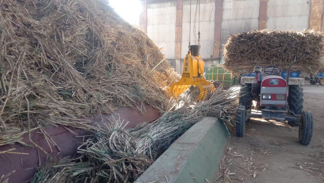 Crushing started in the sugar mill after two days, 10 thousand quintals of sugarcane has arrived so far