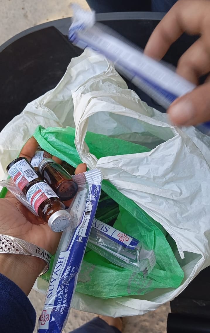 They were running a banned injection factory in a car